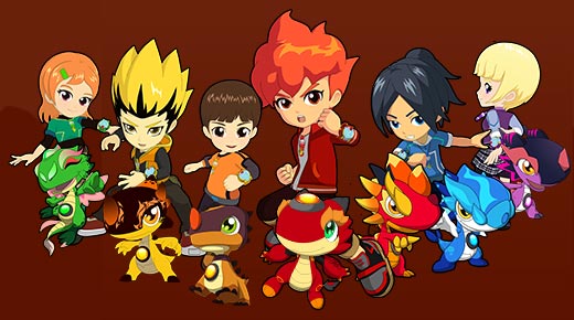 斗龙战士画警车珀利涂色画 61